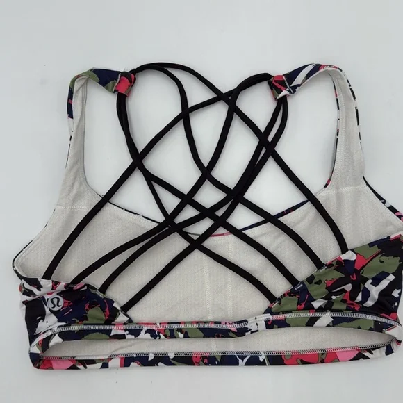 Lululemon Free To Be Bra (Wild)Mini Pop Cut Boom Juice Multi size 8 - Picture 2 of 4